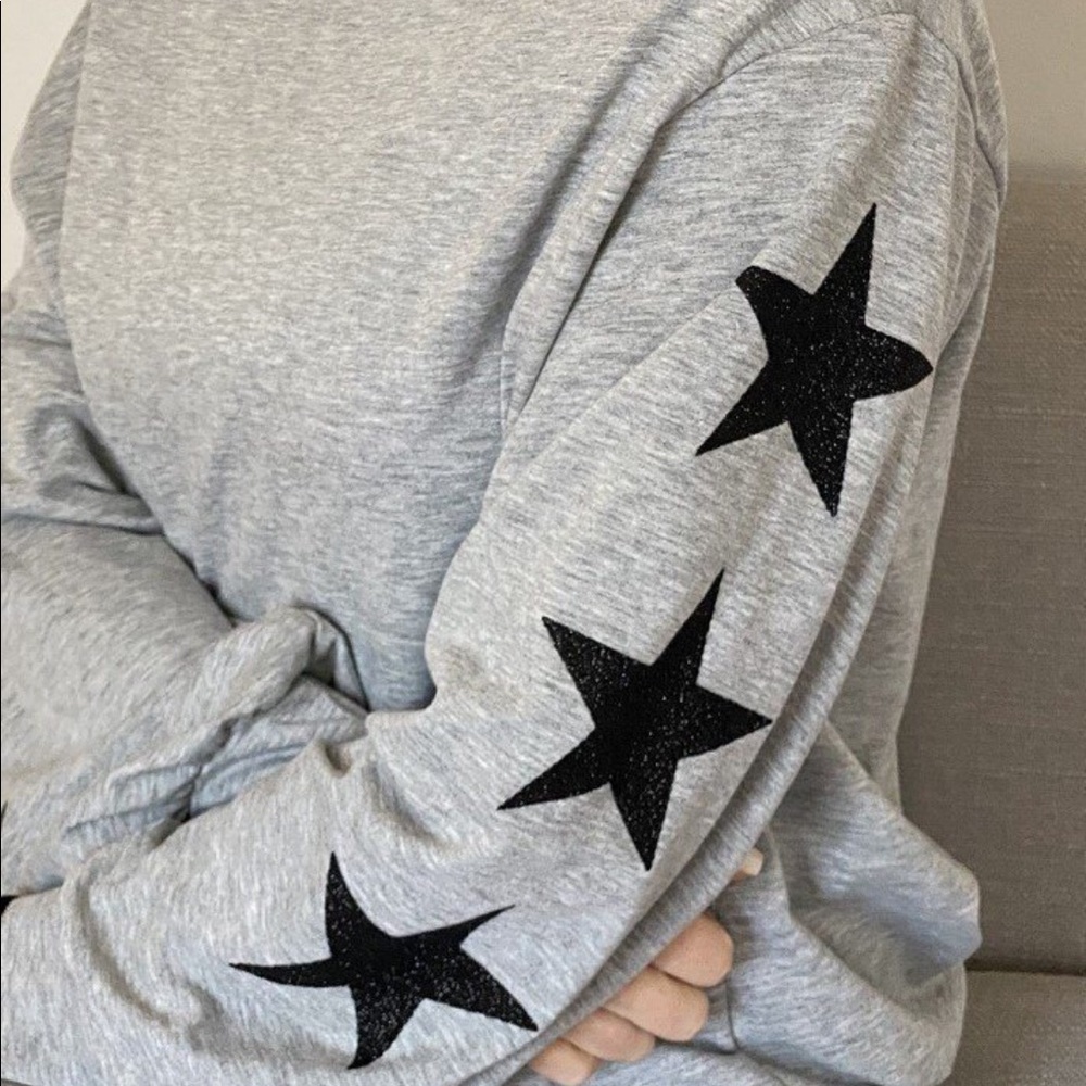 🌟LAST ONE🌟Wish Upon a Glitter Star lightweight crewneck - Picture 3 of 6